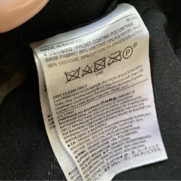 Banana Republic Sloan Faux Leather Black Pant - Picture 5 of 5